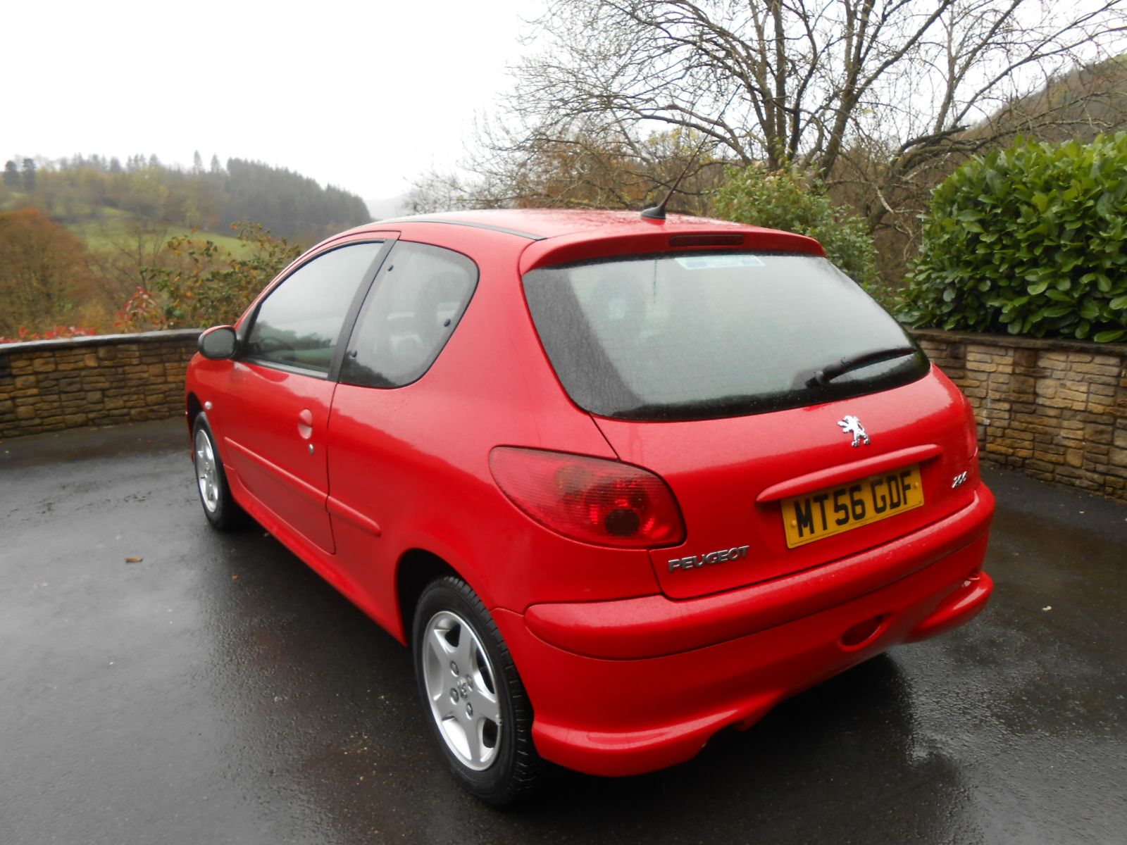 Peugeot 206 1.4 Verve 3 Door car for sale Llanidloes Powys Mid Wales ...